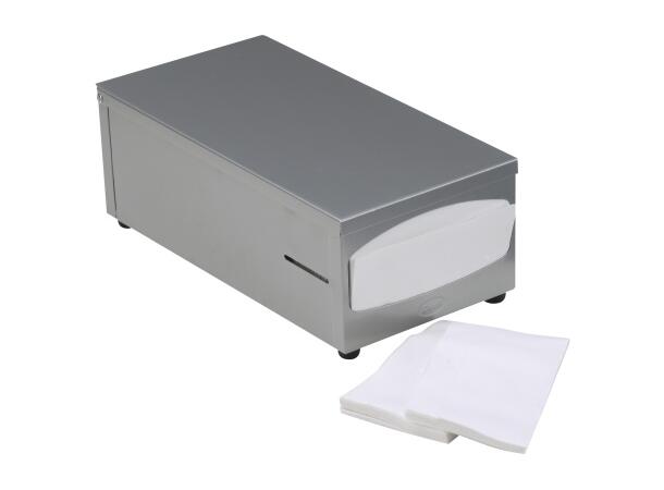 Dispenserserviett DUNI 1L33cm hvit(4500) 